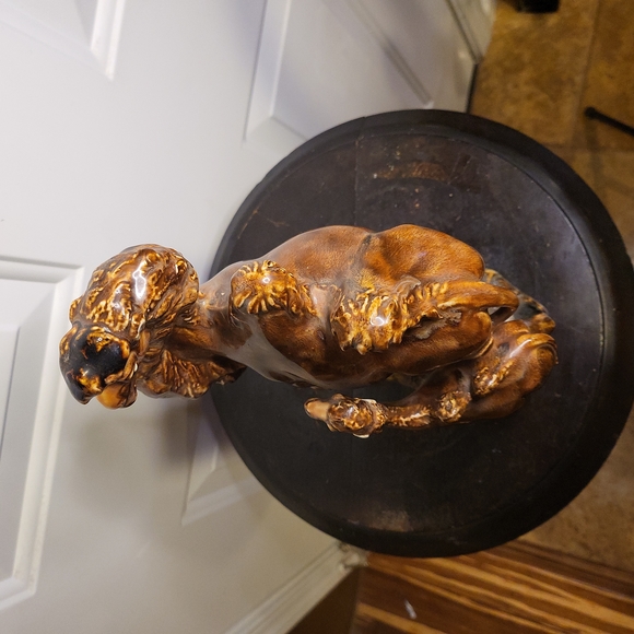 Vintage Ceramic Salt Glaze / Majolica Camel and Calf Statue - Picture 5 of 10